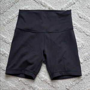 Women's lululemon Black High-Waisted biker Shorts